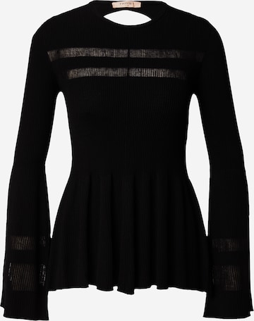 Pull-over Twinset en noir : devant