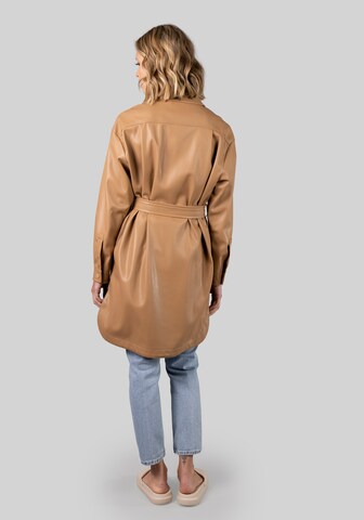 Fuchs Schmitt Between-Seasons Coat in Brown