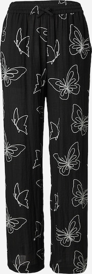 florence by mills exclusive for ABOUT YOU Pantalon 'Sea Breeze' en noir / blanc, Vue avec produit