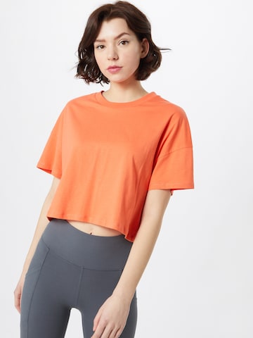 T-shirt NU-IN en orange : devant