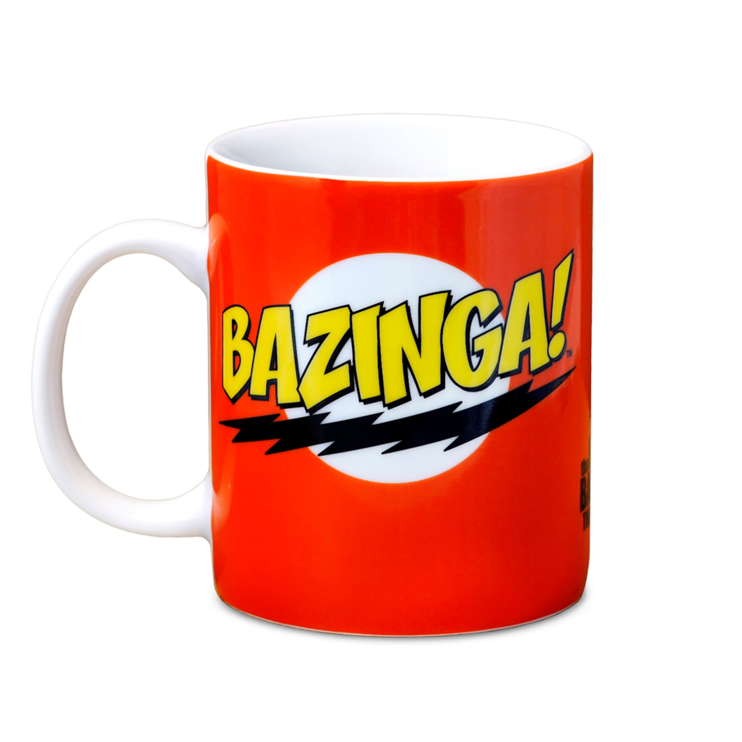 LOGOSHIRT Cup 'TBBT - The Big Bang Theory - Bazinga' in Red