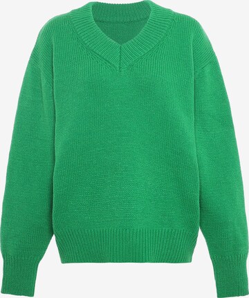 Pull-over Libbi en vert : devant