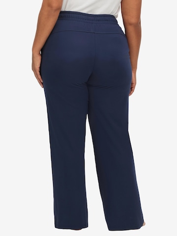 Wide Leg Pantalon de sport SHEEGO en bleu