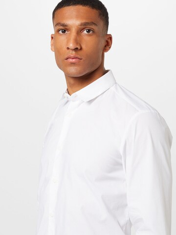 ESPRIT Slim fit Button Up Shirt in White