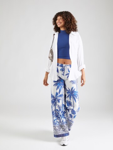 Wide Leg Pantalon Emily Van Den Bergh en bleu