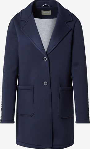 Amber & June Between-Seasons Coat in Blue: front