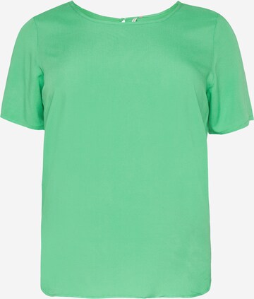 Camicia da donna 'Lolli' di ONLY Carmakoma in verde: frontale