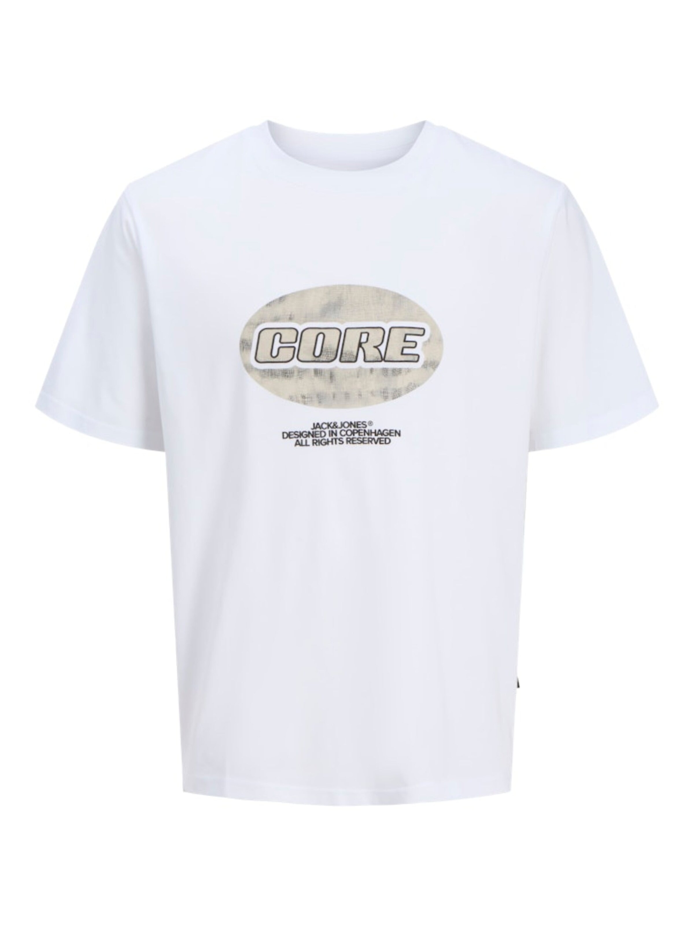 JACK & JONES Shirt 'JCOLIDO AOP' in White: front