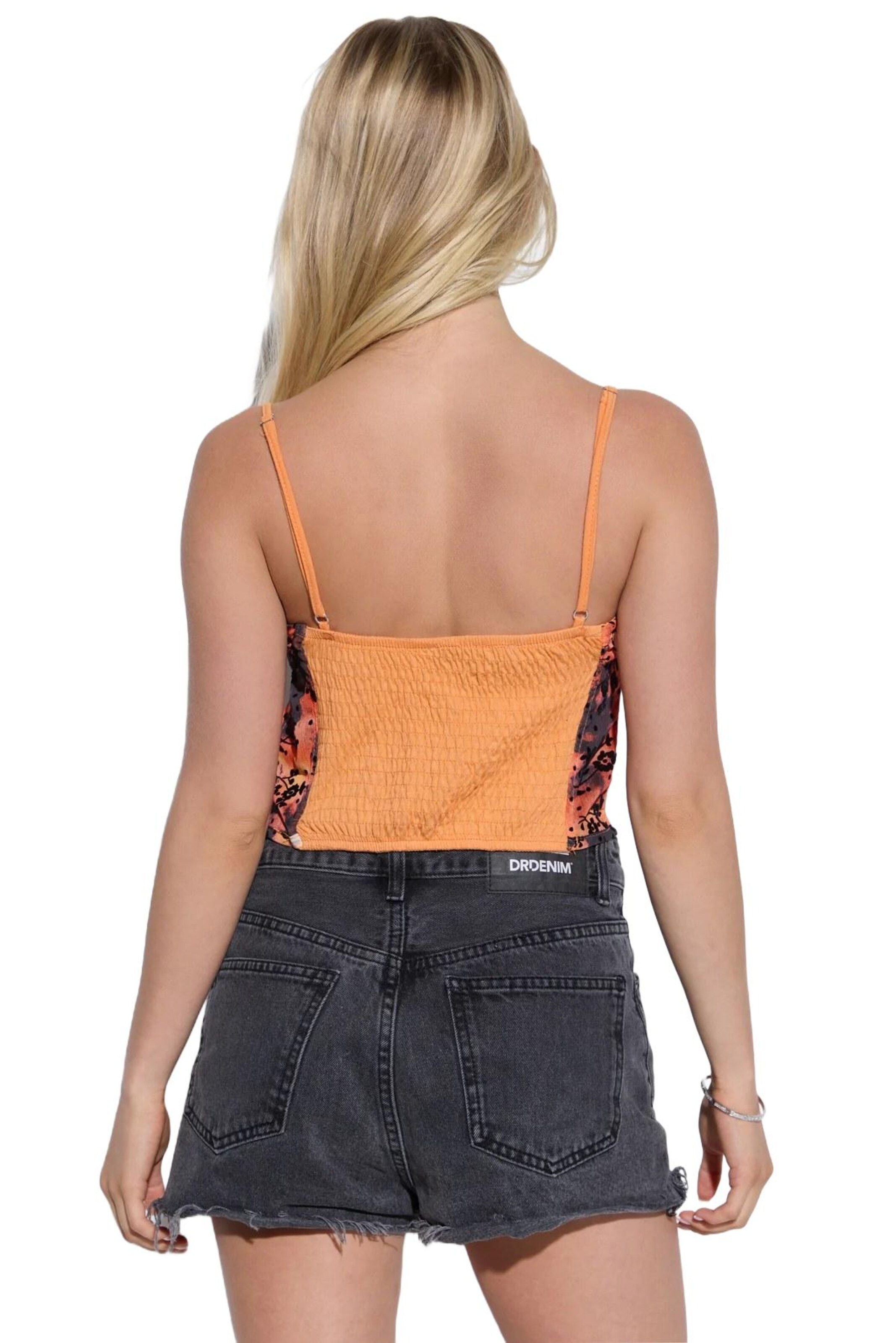 No Matter What Top in Orange