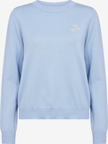 SAINT TROPEZ Pullover 'Valentina' in Blau: Vorderseite