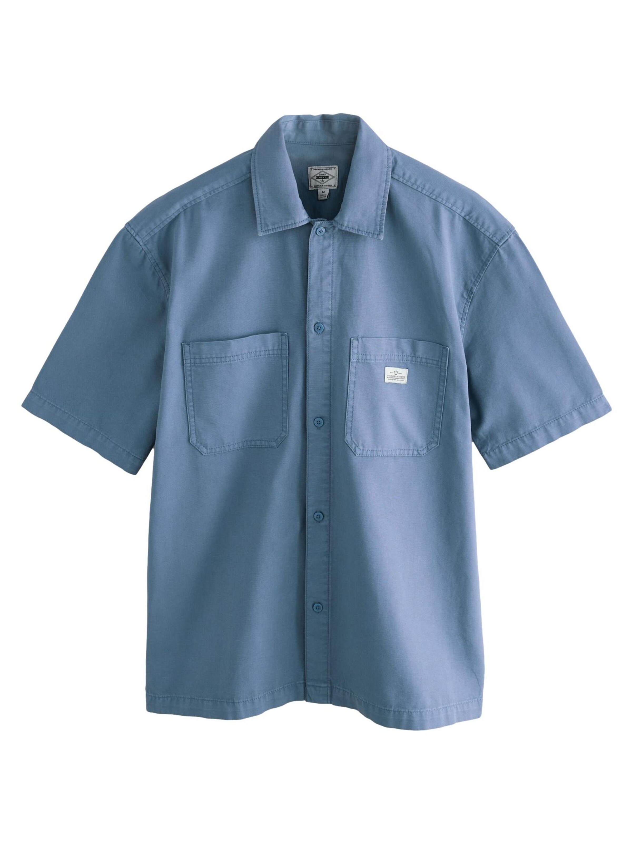 Next Regular Fit Hemd in Blau: Vorderseite