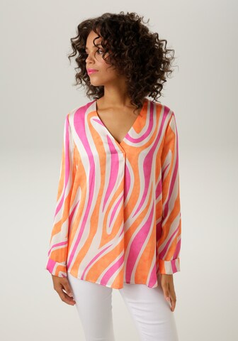 Aniston CASUAL Blouse in Mixed colors: front