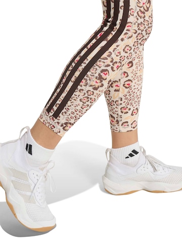 ADIDAS PERFORMANCE Skinny Παντελόνι φόρμας 'FARM' σε μπεζ