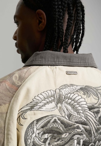 Ed Hardy - Chaqueta de entretiempo 'Snake' en beige