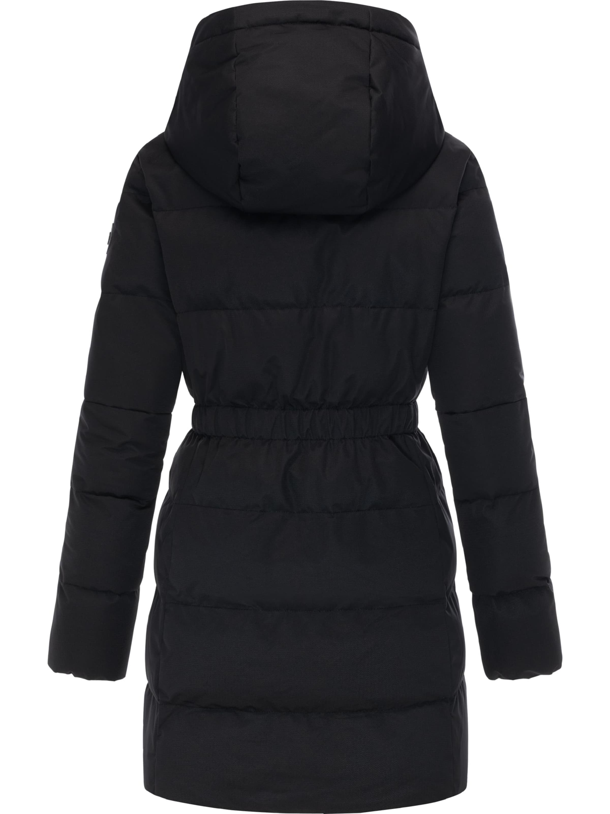 Ragwear Wintermantel 'Niani' in Zwart