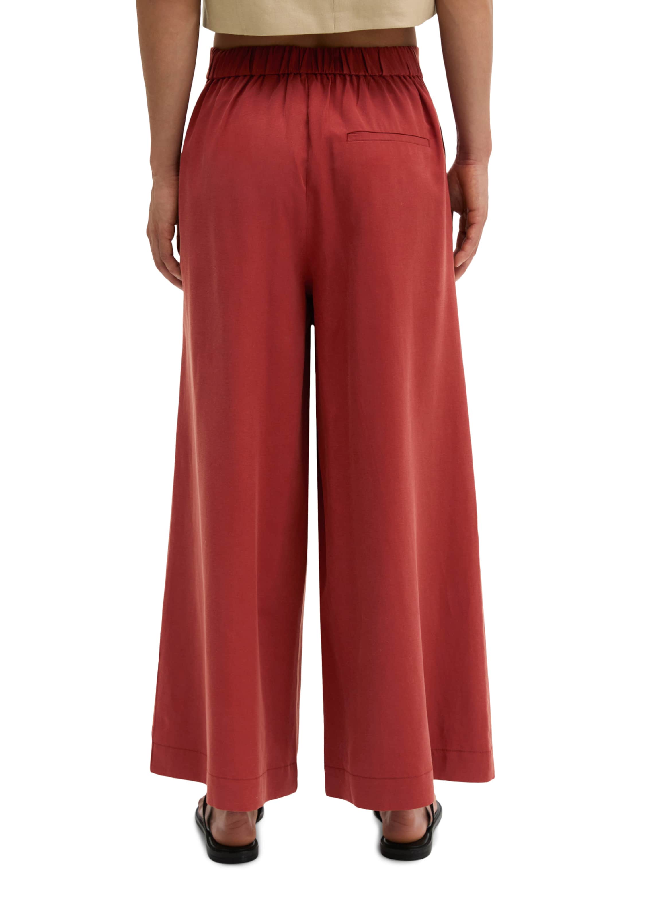 Wide Leg Pantalon Marc O'Polo en rouge