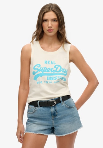 Superdry Top in Wit: voorkant