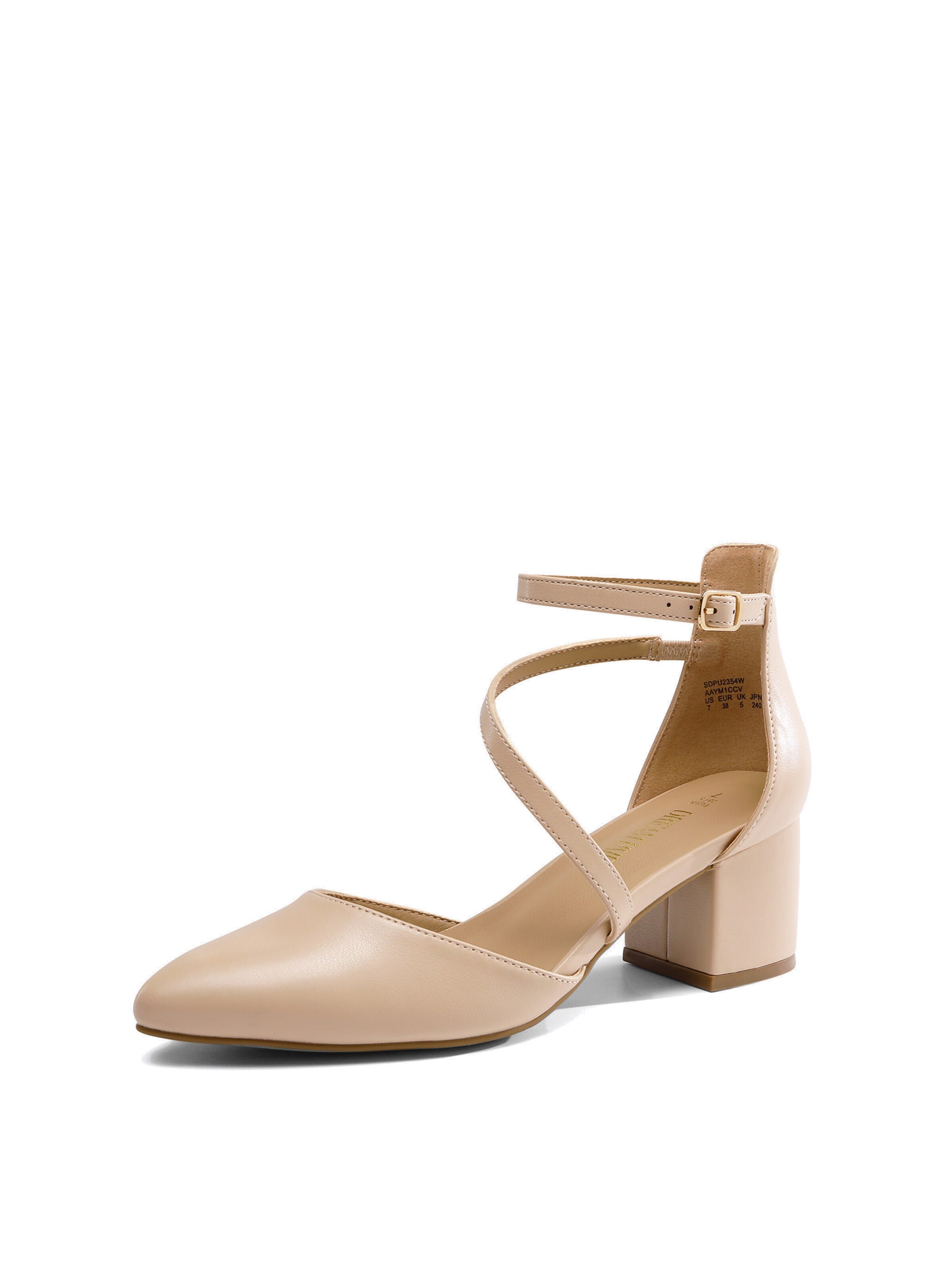 Escarpins Dream Pairs en beige : devant