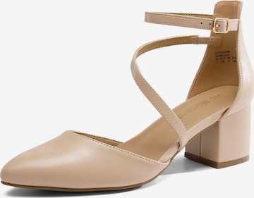 Escarpins Dream Pairs en beige : devant