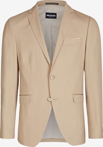 Coupe slim Veste de costume HECHTER PARIS en beige : devant