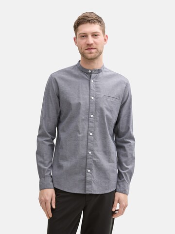 TOM TAILOR Regular fit Button Up Shirt in Blue: front