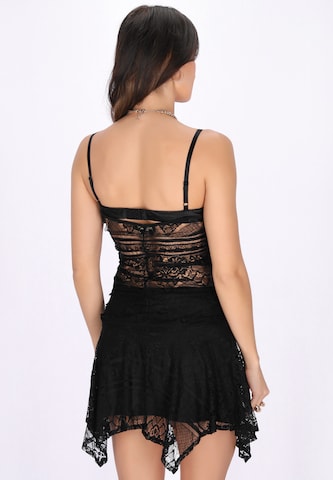 faina Top 'Festive' in Schwarz