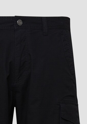 s.Oliver Regular Cargohose in Schwarz