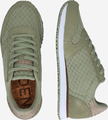 Baskets basses 'Ydun Suede Mesh II' WODEN en vert