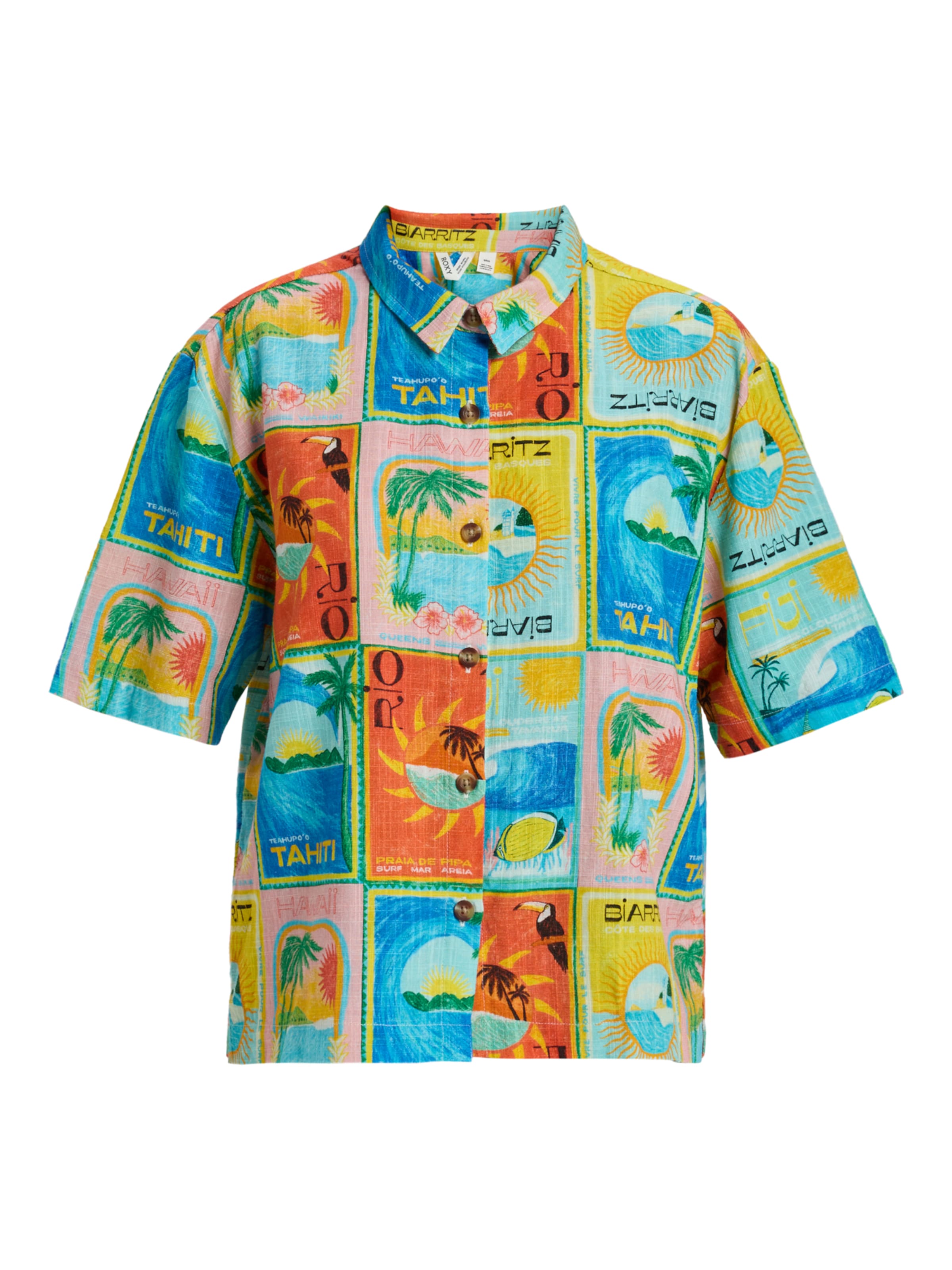 Chemisier 'Atlas Another Sun' ROXY en bleu : devant