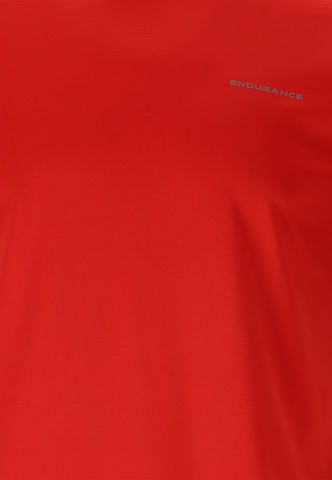 ENDURANCE Performance shirt 'Vernon' in Red
