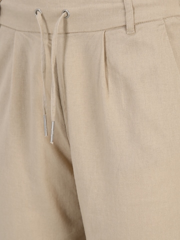 Only Petite - regular Pantalón plisado 'CARO-POPTRASH' en beige