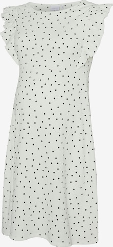 Robe 'MLEveline' MAMALICIOUS en blanc : devant