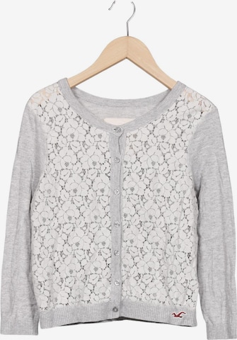 HOLLISTER Strickjacke M in Grau: Vorderseite