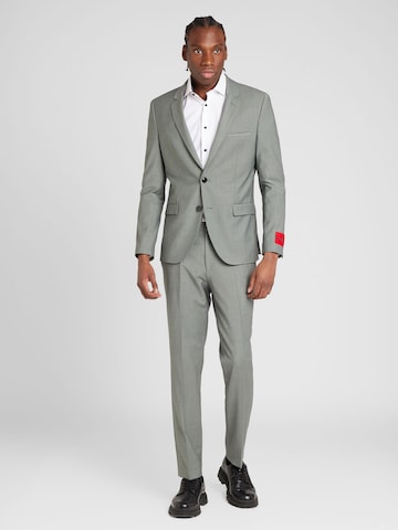 HUGO Slim fit Suit 'Arti Hesten' in Grey: front