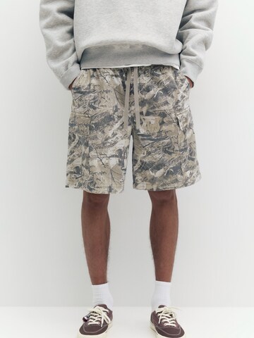 Pull&Bear Loosefit Cargobukser i beige: forside