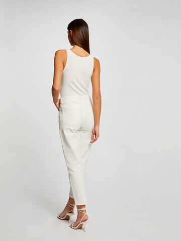Morgan - Top 'DUA' en blanco