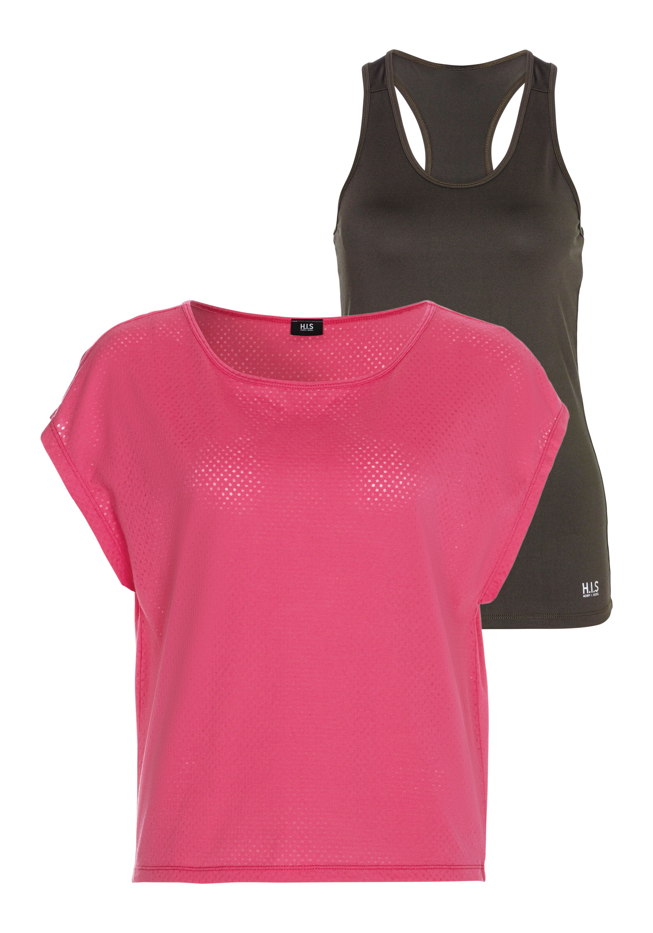 H.I.S Performance Shirt in Pink: front