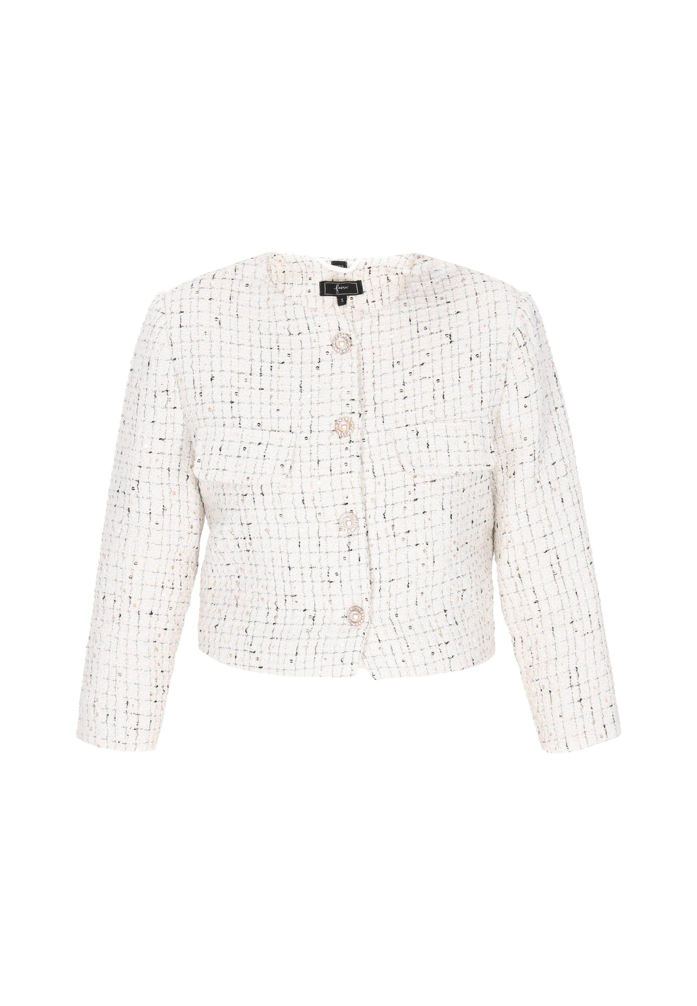 faina - Blazer em branco: frente