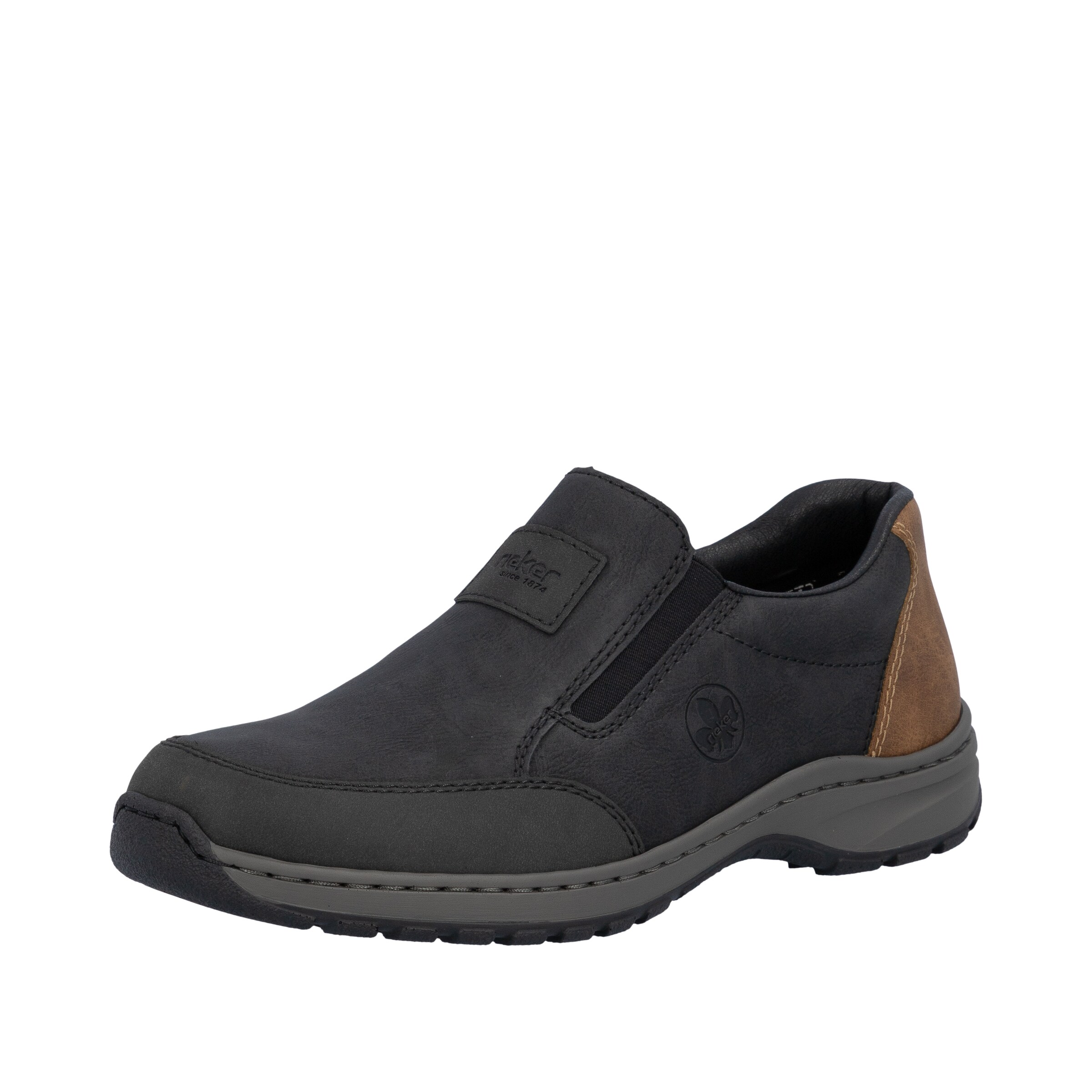 Rieker Slipper in Schwarz: Vorderseite