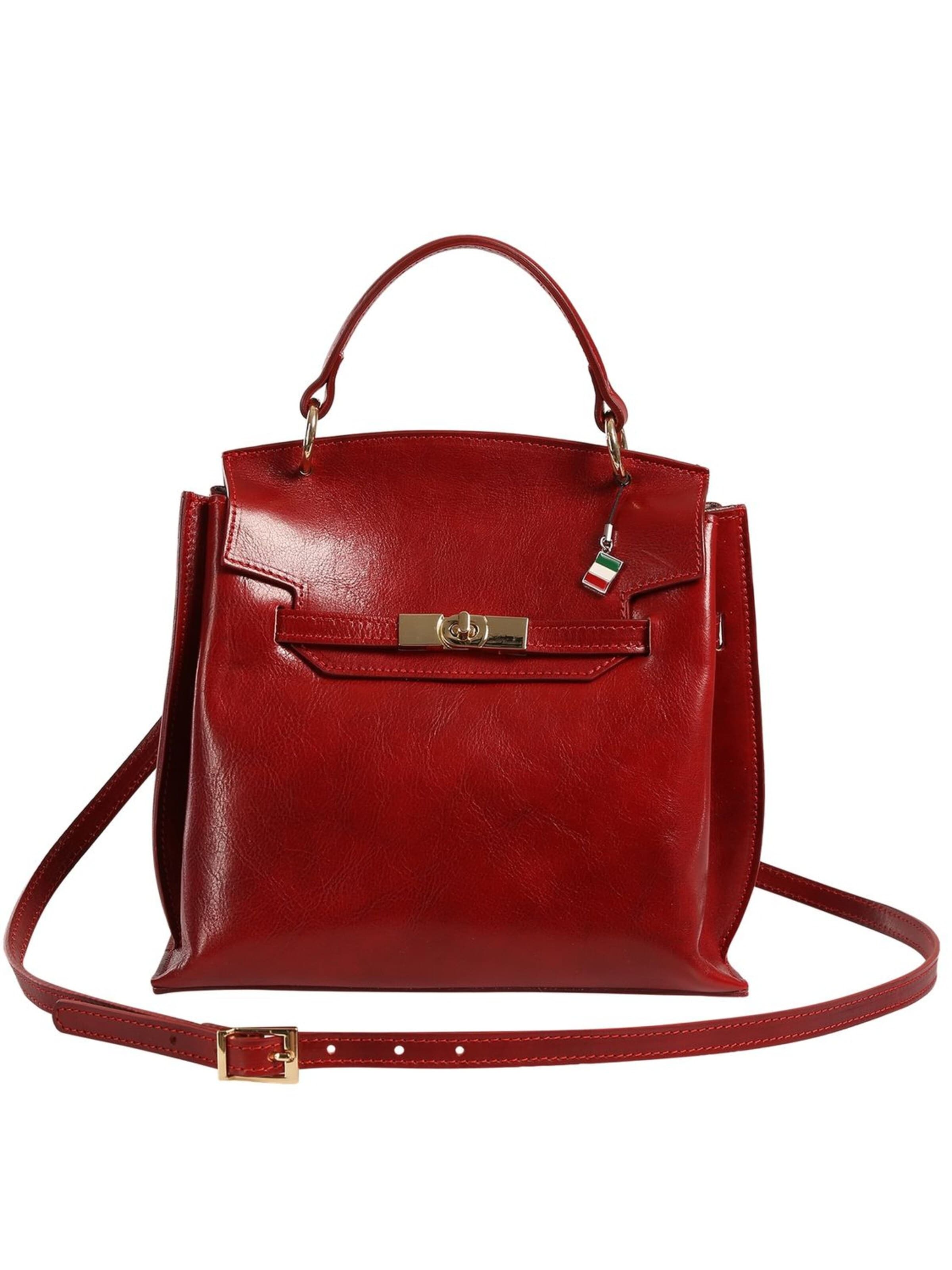 Borsa a mano di Florence in rosso: frontale