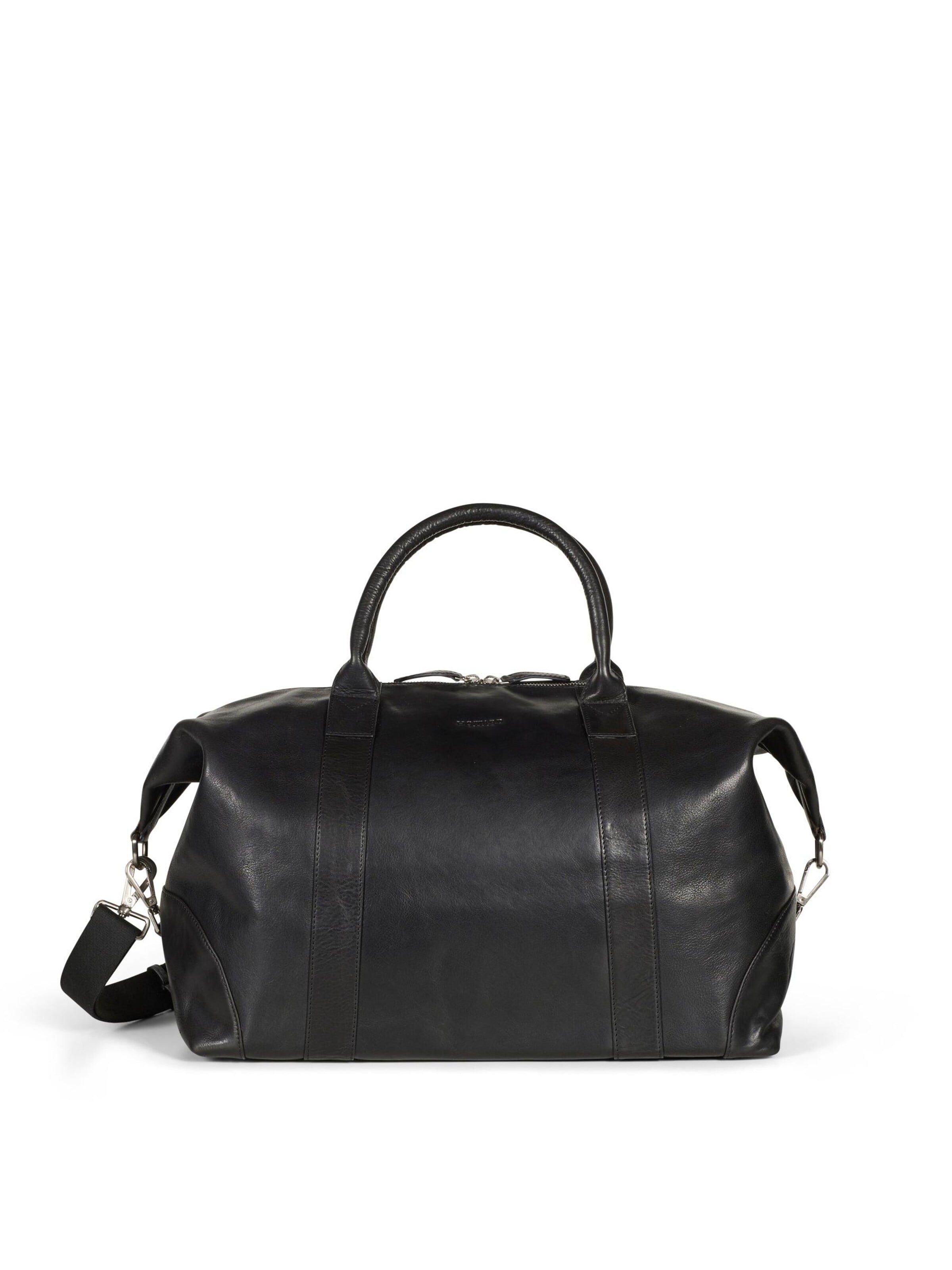 Howard London - Bolsa de fin de semana 'Weekend Bag Steven Black' en negro: frente