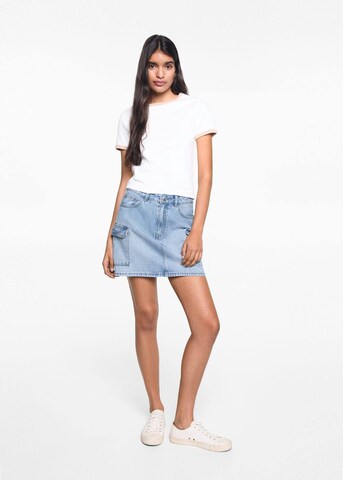 MANGO TEEN Skirt in Blue
