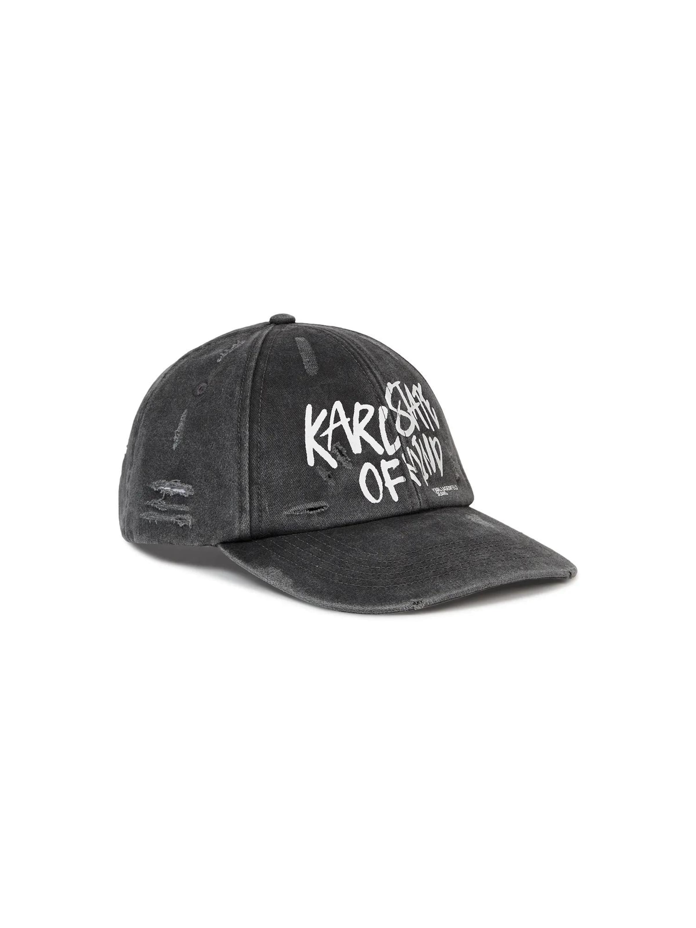 KARL LAGERFELD JEANS - Boné em preto: frente