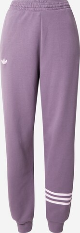 Pantalon 'Adicolor Neuclassics' ADIDAS ORIGINALS en violet : devant