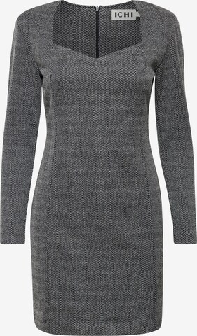 ICHI Kleid 'Kate' in Grau: predná strana