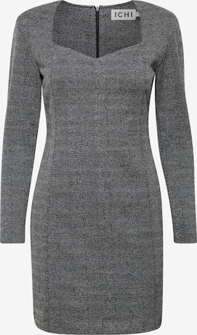 ICHI Dress 'Kate' in Grey: front