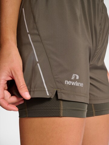 Newline Regular Sporthose 'PACE' in Grün