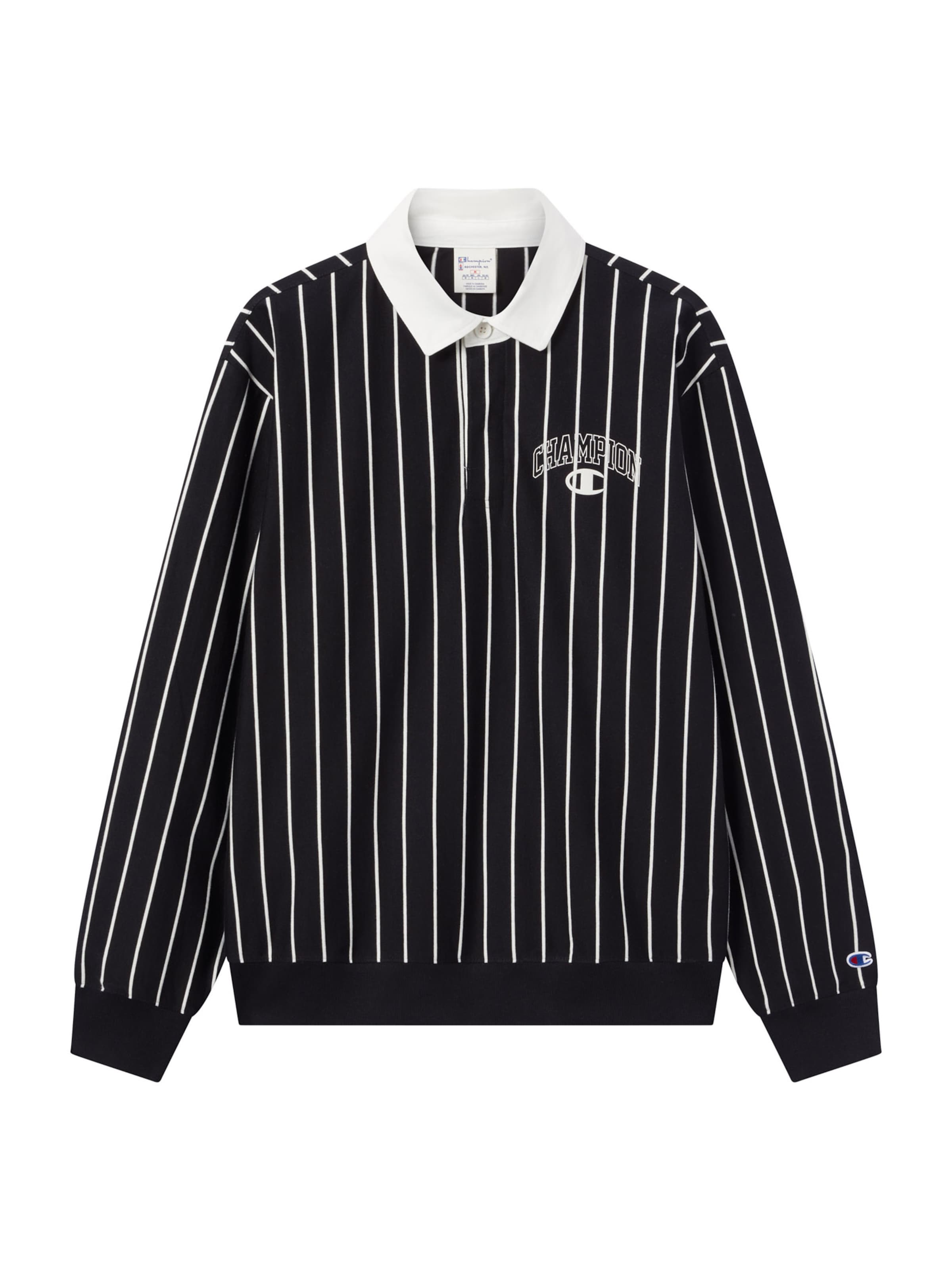 Champion Authentic Athletic Apparel Μπλουζάκι σε μαύρο: μπροστά