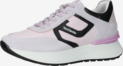 Nero Giardini Sneakers in Lilac / Light pink / Black / White, Item view