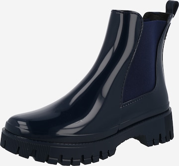 LEMON JELLY Rubber boot 'Peachy' in Blue: front